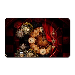 Steampunk, Wonderful Clockswork Magnet (rectangular) by FantasyWorld7