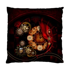 Steampunk, Wonderful Clockswork Standard Cushion Case (one Side) by FantasyWorld7