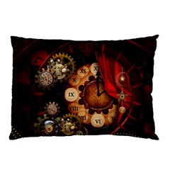 Steampunk, Wonderful Clockswork Pillow Case by FantasyWorld7