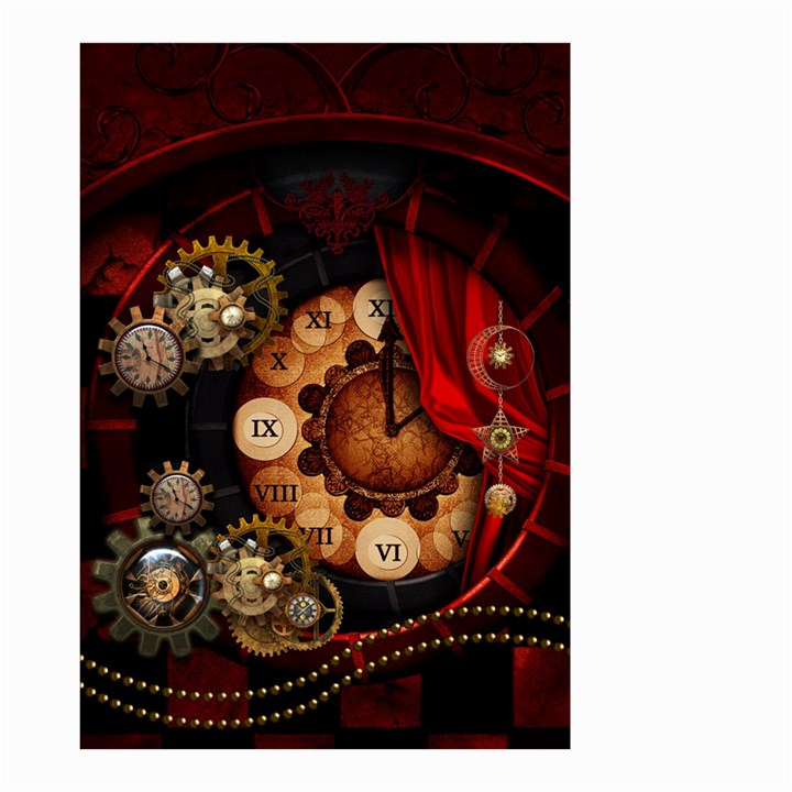 Steampunk, Wonderful Clockswork Small Garden Flag (Two Sides)