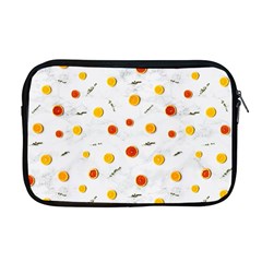 Citrus Thyme Apple Macbook Pro 17  Zipper Case by WensdaiAmbrose