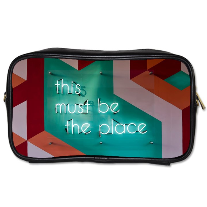 This Must Be The Place... Toiletries Bag (One Side)