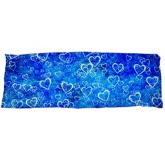 Valentine Heart Love Blue Body Pillow Case (dakimakura) by Mariart