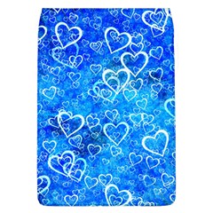 Valentine Heart Love Blue Removable Flap Cover (l) by Mariart