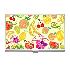 Seamless Pattern Fruit Business Card Holder by Mariart