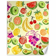 Seamless Pattern Fruit Canvas 18  X 24  by Mariart