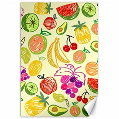 Seamless Pattern Fruit Canvas 20  X 30  by Mariart