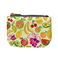 Seamless Pattern Fruit Mini Coin Purse by Mariart