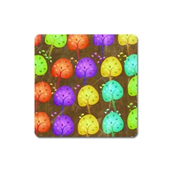 Textured Grunge Background Pattern Square Magnet by Mariart