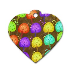 Textured Grunge Background Pattern Dog Tag Heart (two Sides) by Mariart