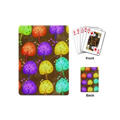 Textured Grunge Background Pattern Playing Cards (mini) by Mariart