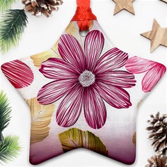 Star Flower Ornament (star) by Mariart