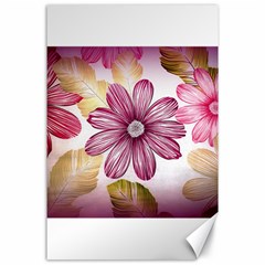 Star Flower Canvas 24  X 36  by Mariart