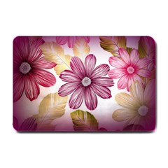 Star Flower Small Doormat  by Mariart