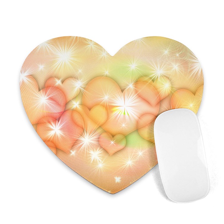 Valentine Heart Love Pink Heart Mousepads