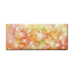 Valentine Heart Love Pink Hand Towel Front