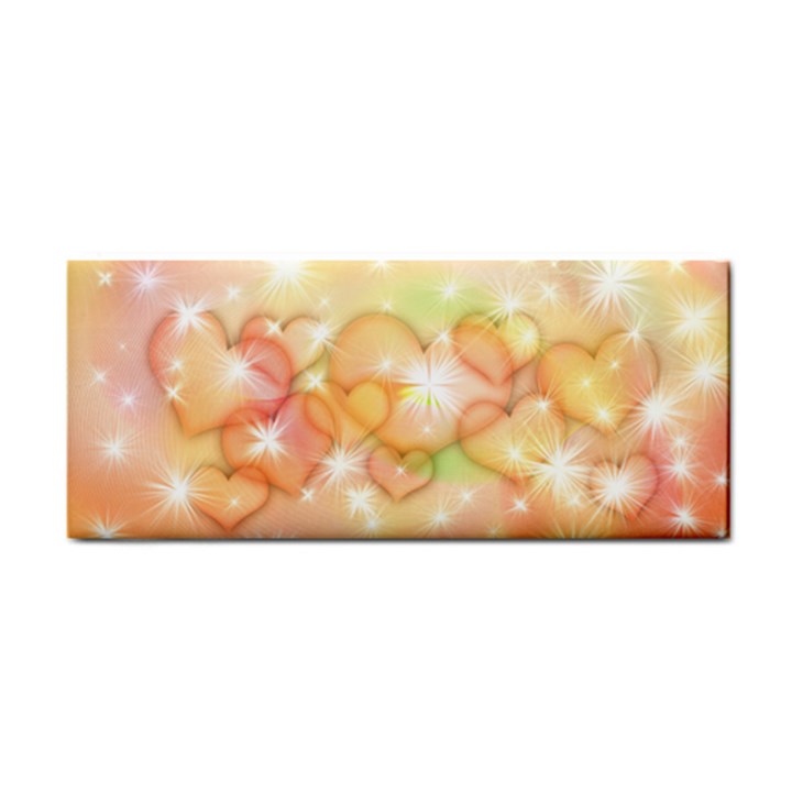 Valentine Heart Love Pink Hand Towel