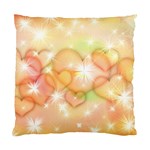 Valentine Heart Love Pink Standard Cushion Case (One Side) Front