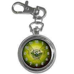 Awesome Creepy Skull With Wings Key Chain Watches by FantasyWorld7