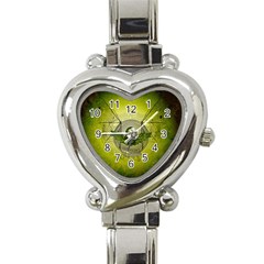 Awesome Creepy Skull With Wings Heart Italian Charm Watch by FantasyWorld7