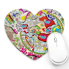 Supersonic Pyramid Protector Angels Heart Mousepads by chellerayartisans