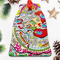 Supersonic Pyramid Protector Angels Bell Ornament (two Sides) by chellerayartisans