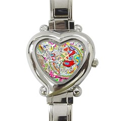 Supersonic Pyramid Protector Angels Heart Italian Charm Watch