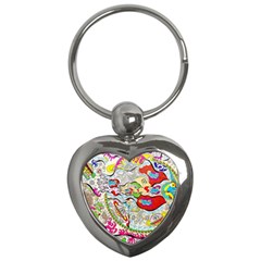 Supersonic Pyramid Protector Angels Key Chains (heart) 