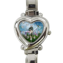 Cute Little Fairy Heart Italian Charm Watch by FantasyWorld7