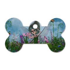 Cute Little Fairy Dog Tag Bone (two Sides) by FantasyWorld7