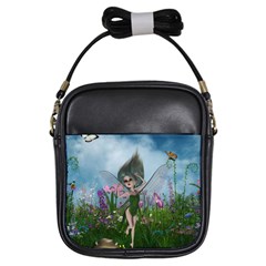 Cute Little Fairy Girls Sling Bag by FantasyWorld7