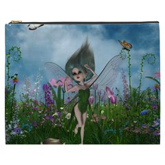 Cute Little Fairy Cosmetic Bag (xxxl) by FantasyWorld7