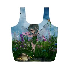 Cute Little Fairy Full Print Recycle Bag (m) by FantasyWorld7