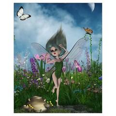 Cute Little Fairy Drawstring Bag (small) by FantasyWorld7