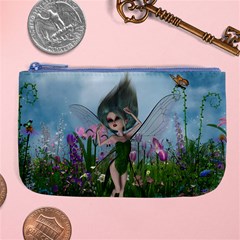 Cute Little Fairy Large Coin Purse by FantasyWorld7