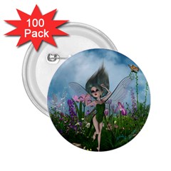 Cute Little Fairy 2 25  Buttons (100 Pack)  by FantasyWorld7