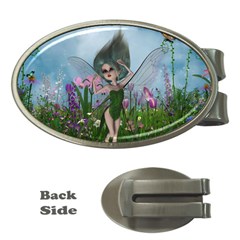 Cute Little Fairy Money Clips (oval)  by FantasyWorld7