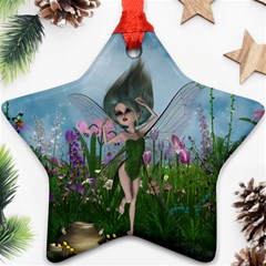 Cute Little Fairy Star Ornament (two Sides) by FantasyWorld7