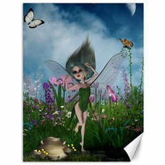 Cute Little Fairy Canvas 36  X 48  by FantasyWorld7