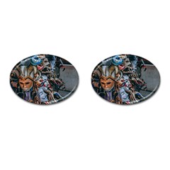 The Fools Cufflinks (oval) by WensdaiAmbrose