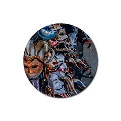 The Fools Rubber Round Coaster (4 Pack)  by WensdaiAmbrose