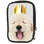 Royal Puppy Yawns Compact Camera Leather Case Front