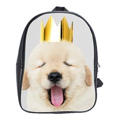 Royal Puppy Yawns School Bag (large) by WensdaiAmbrose