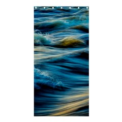 Ocean Waves Shower Curtain 36  X 72  (stall)  by WensdaiAmbrose