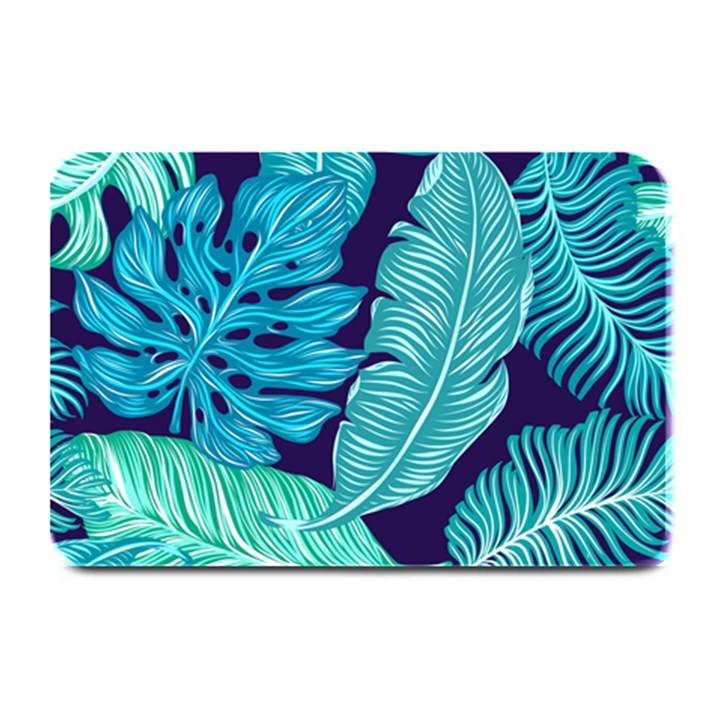 Tropical Greens Leaves Banana Plate Mats