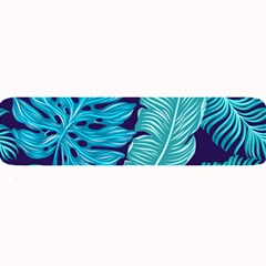 Tropical Greens Leaves Banana Large Bar Mats by Mariart