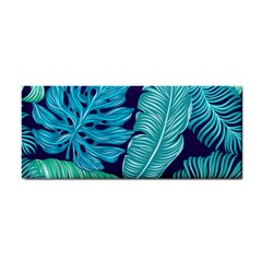 Tropical Greens Leaves Banana Hand Towel by Mariart