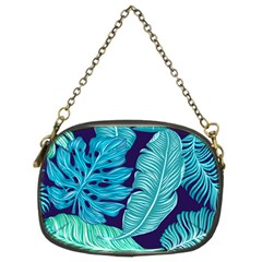 Tropical Greens Leaves Banana Chain Purse (two Sides) by Mariart