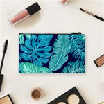 Tropical Greens Leaves Banana Cosmetic Bag (Small) Back