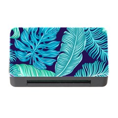 Tropical Greens Leaves Banana Memory Card Reader With Cf by Mariart